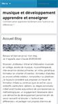 Mobile Screenshot of musiqueetdeveloppement-apprendreetenseigner.com